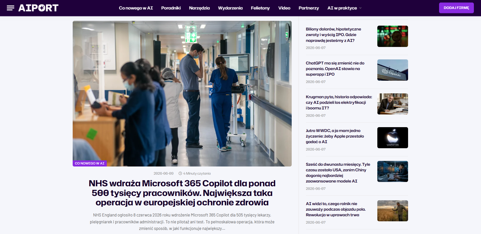 Gdzie szukać wiedzy o AI, jeśli zajmujesz się marketingiem i social media? Przewodnik po polskich i globalnych źródłach 1 aiport.pl pierwszy wybor informacji o AI w Polsce